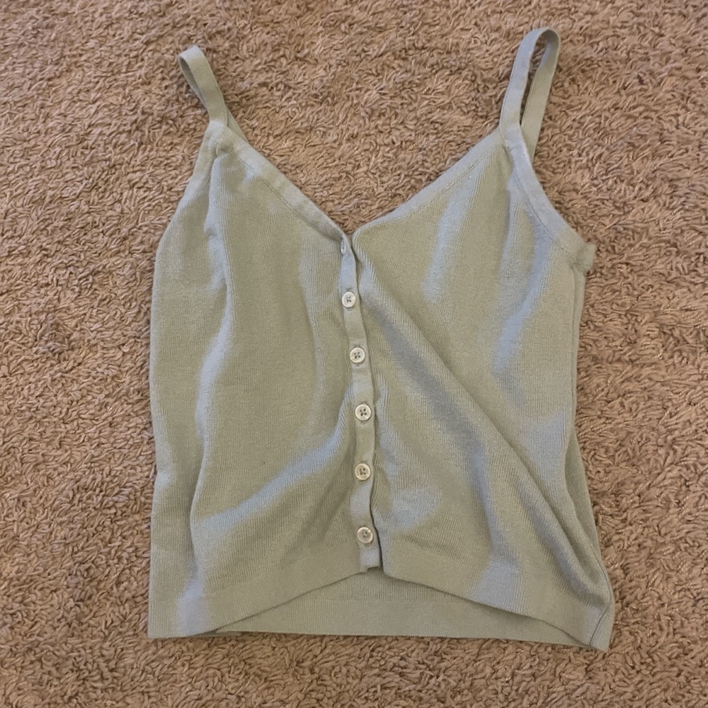 brandy sage green tank